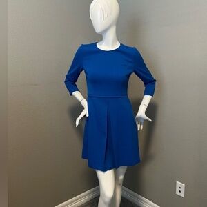 Eliza J Women’s Royal Blue Fit & Flare 3/4 Sleeve Dress Size 6P